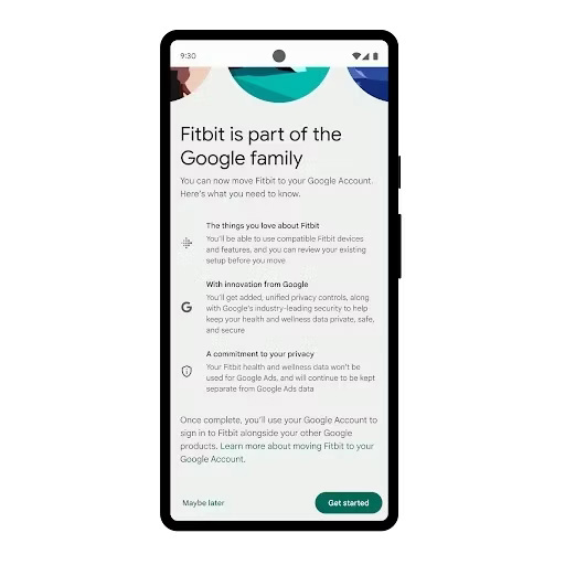 Fitbit 新用户今夏起需用 Google 账号登陆，强制性要求将于 2025 年生效