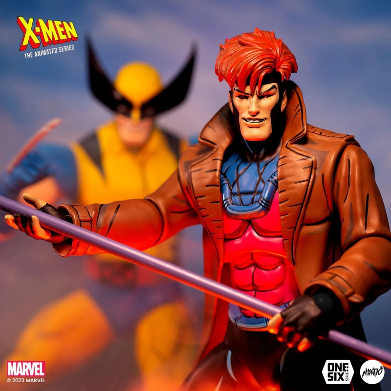 MONDO MARVEL《特异功能组》金牌手（Gambit）1/6 比例可动人偶