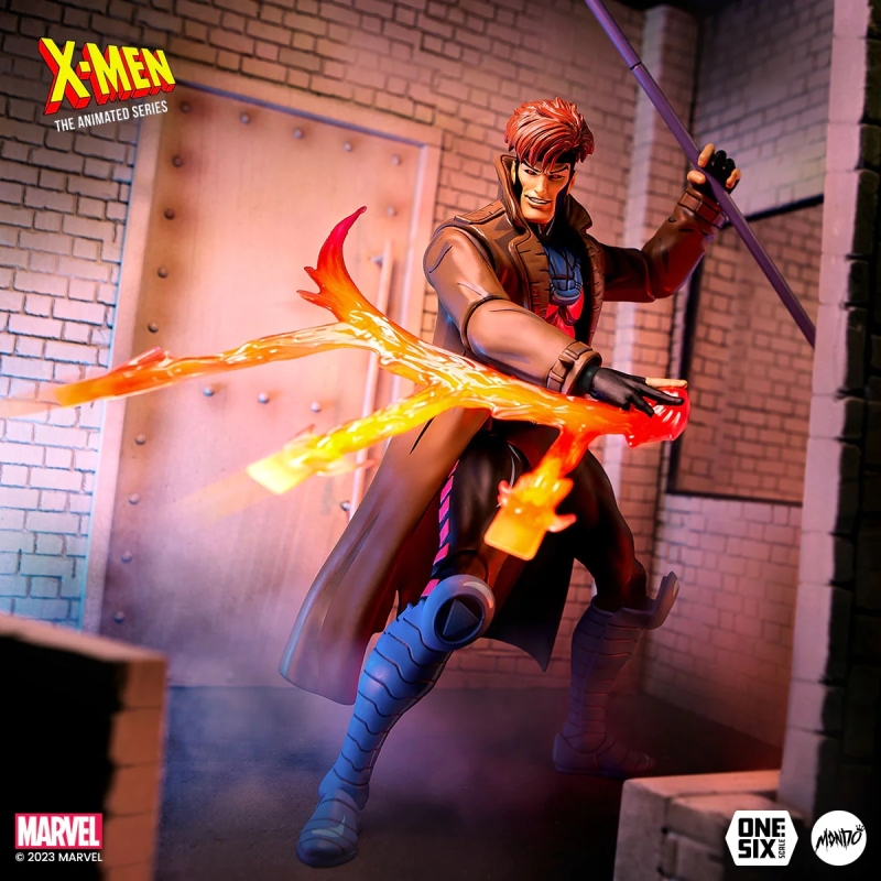 MONDO MARVEL《特异功能组》金牌手（Gambit）1/6 比例可动人偶