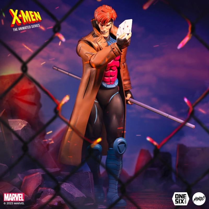 MONDO MARVEL《特异功能组》金牌手（Gambit）1/6 比例可动人偶