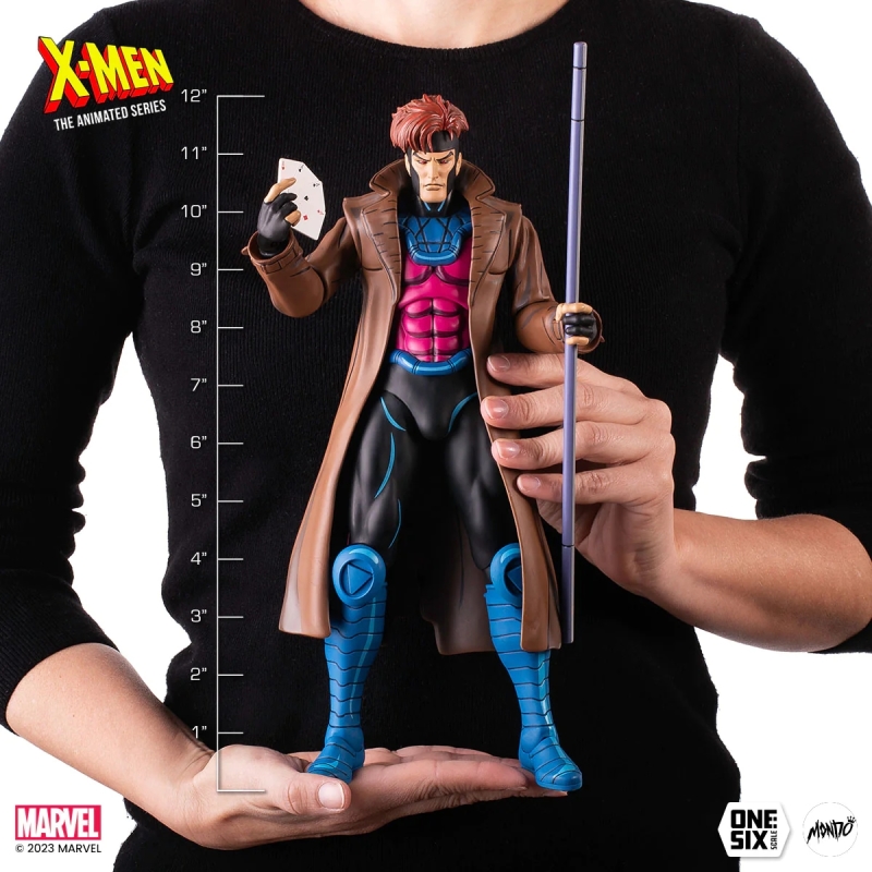MONDO MARVEL《特异功能组》金牌手（Gambit）1/6 比例可动人偶