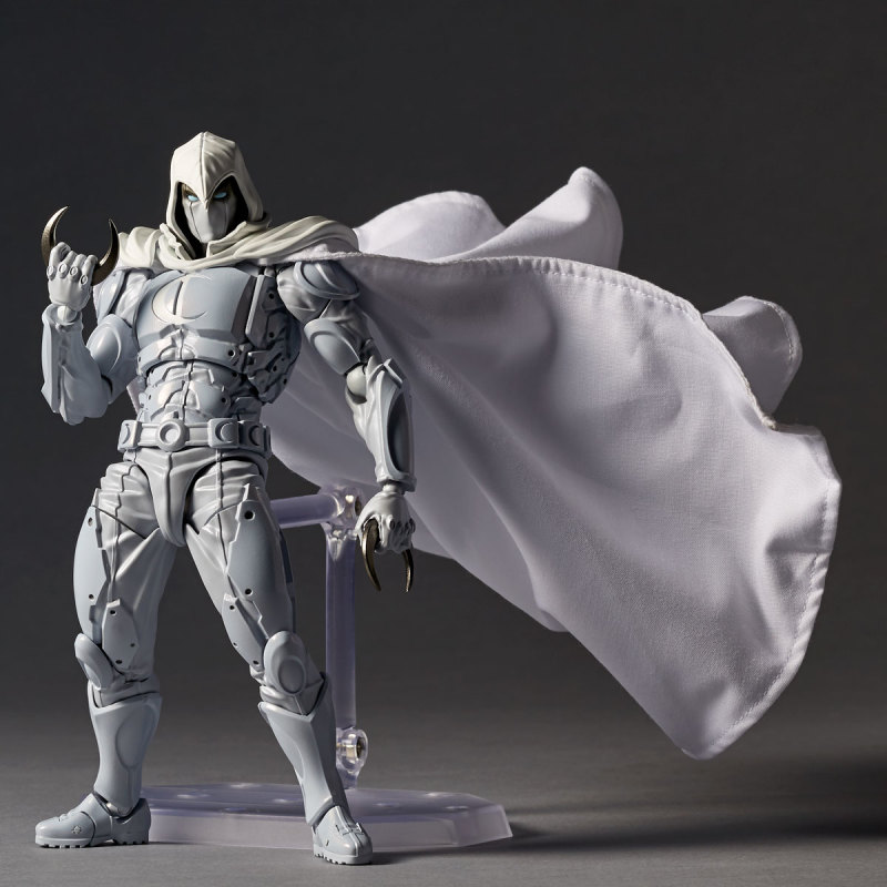 海洋堂 Amazing Yamaguchi 系列「月光骑士」可动人偶 在月夜下飞舞的白色的斗篷再现！