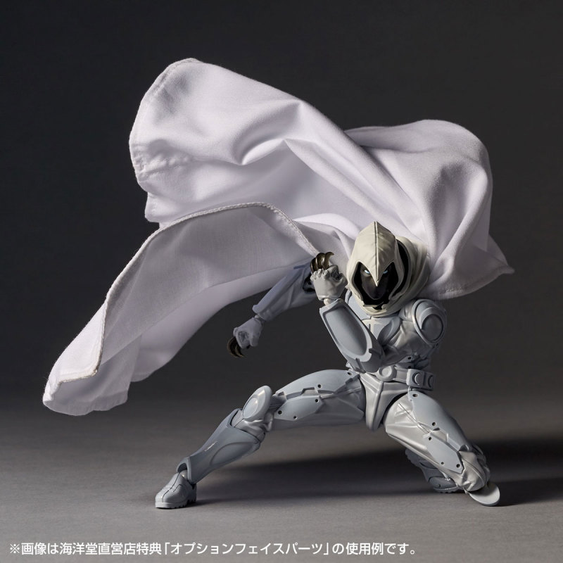 海洋堂 Amazing Yamaguchi 系列「月光骑士」可动人偶 在月夜下飞舞的白色的斗篷再现！