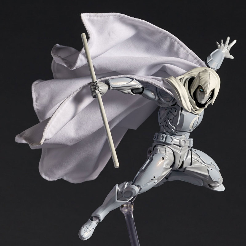 海洋堂 Amazing Yamaguchi 系列「月光骑士」可动人偶 在月夜下飞舞的白色的斗篷再现！