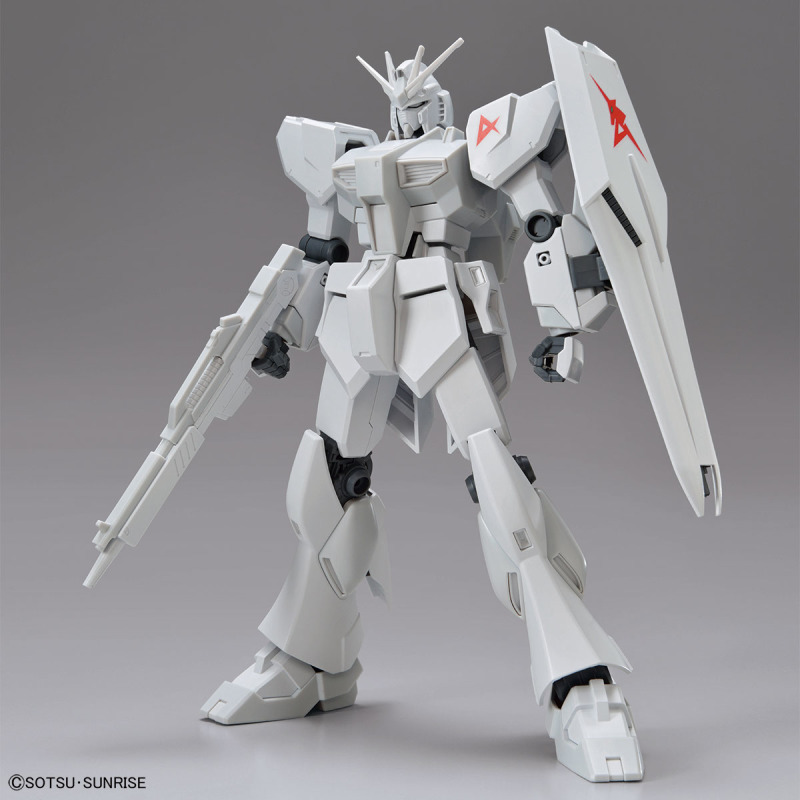 钢弹基地最新限定商品『ENTRY GRADE 1/144 ν钢弹[Painting Model]』如画布般的灰白成形色！
