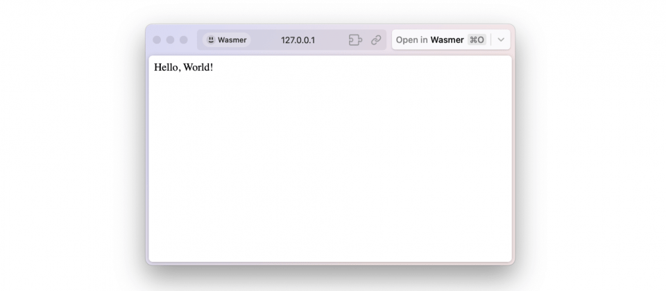 Wasmer发表WCGI让开发者将CGI程序编译成WebAssembly