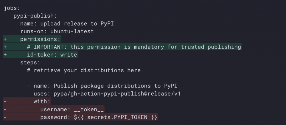 PyPI套件维护者现可选用OpenID Connect可信发布方法