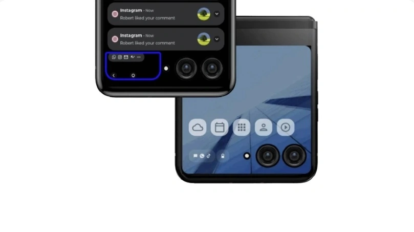 以超越致敬经典！moto razr 2023官方预热：副屏尺寸将会超过3寸，几乎占据背面一半！
