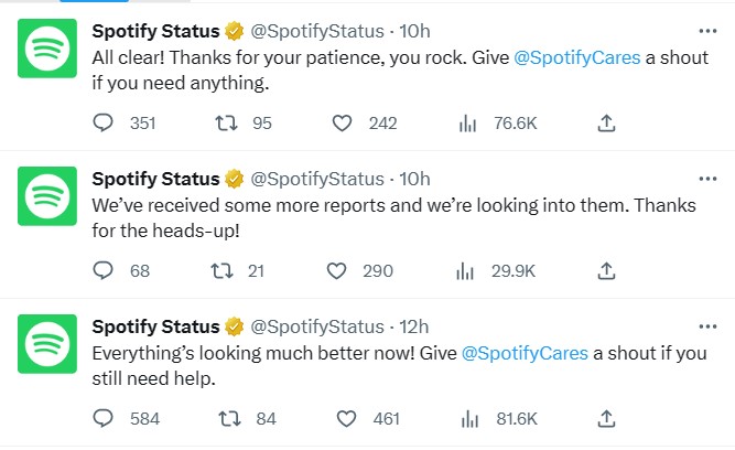 昨晚听不了歌？Spotify全球大宕机！ 预计数百万用户受影响，64%是手机App故障！