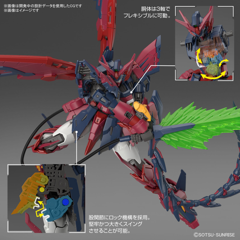 RG 1/144 钢普拉新作'新机动战记钢弹W 次代钢弹'预计 09 月发售 仿佛翼龙的全新原创风格！