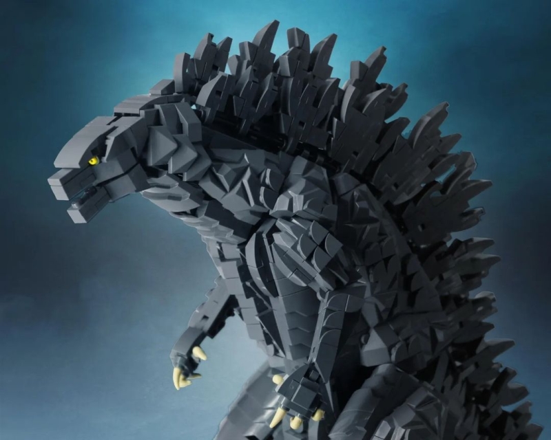Jayfa 乐高 MOC 作品「哥吉拉 （传奇影业版） 」砖拼模型 足以撼动对乐高可能性认知的极致造型！