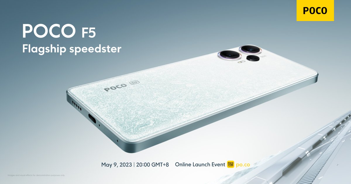 POCO F5 Pro 新机官方预热：采用 WQHD+ 居中打孔直屏，5 月 9 日发布