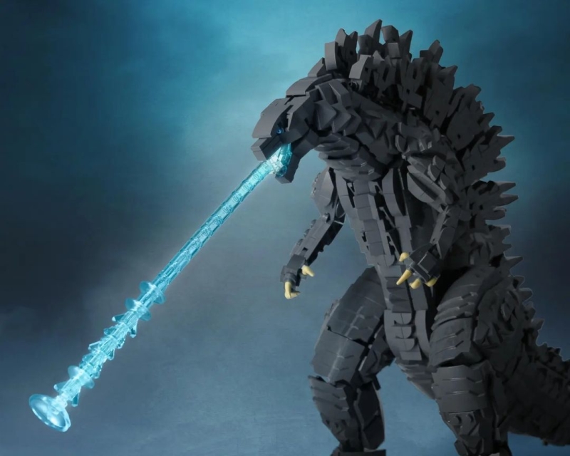 Jayfa 乐高 MOC 作品「哥吉拉 （传奇影业版） 」砖拼模型 足以撼动对乐高可能性认知的极致造型！