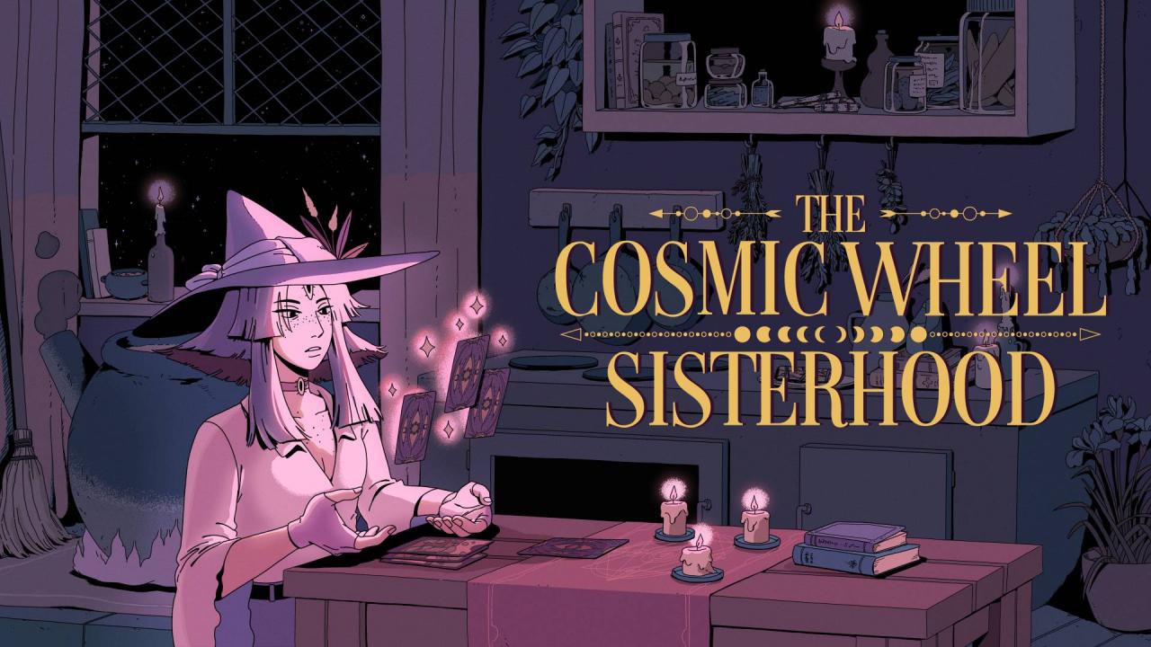 真正的“组牌”游戏！ Devolver-Digital-叙事游戏《寰宇之轮姊妹情-The-Cosmic-Wheel-Sisterhood》最新游戏预告解密