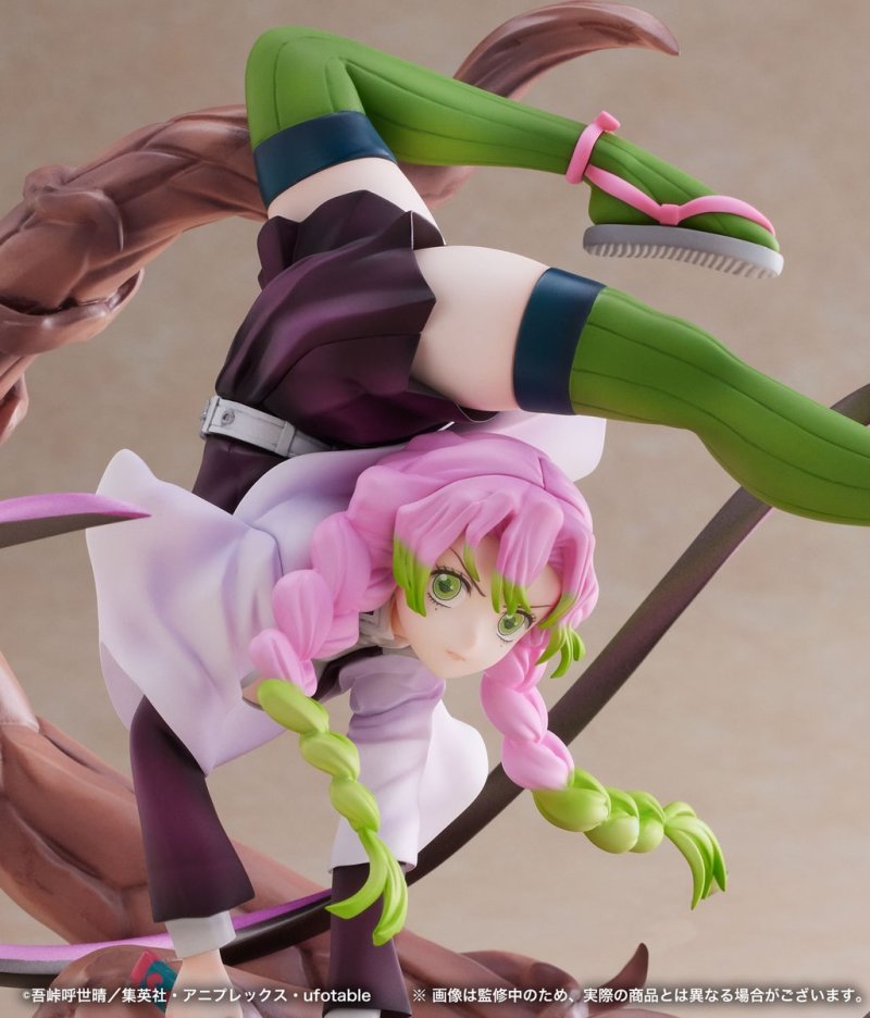 摇摆不定的恋情・乱爪！ ANIPLEX+鬼灭之刃「甘露寺蜜璃」1/8比例模型 大展柔软身姿