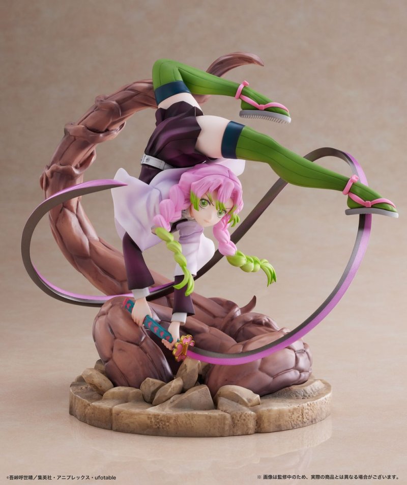 摇摆不定的恋情・乱爪！ ANIPLEX+鬼灭之刃「甘露寺蜜璃」1/8比例模型 大展柔软身姿