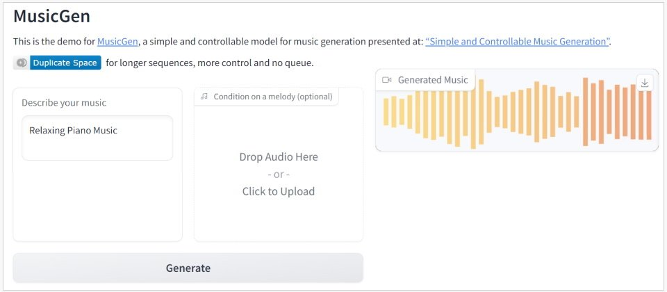 Meta发表音乐生成模型MusicGen