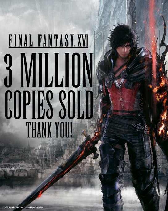 Final Fantasy XVI已经出货了300万份