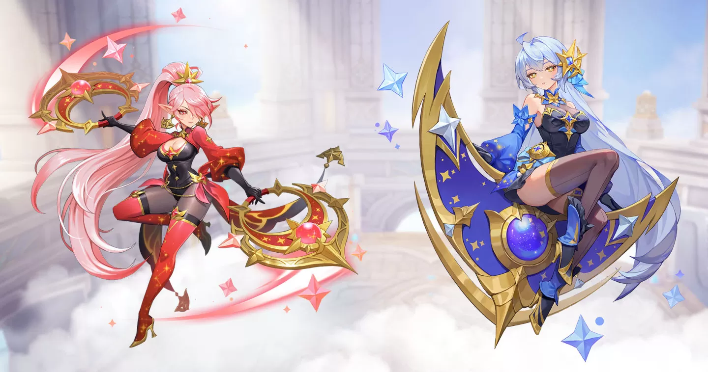 《魔灵召唤：克罗尼柯战记》全新5星魔灵 魅力爆表的环刃舞女与旋刀武姬 火热登场！