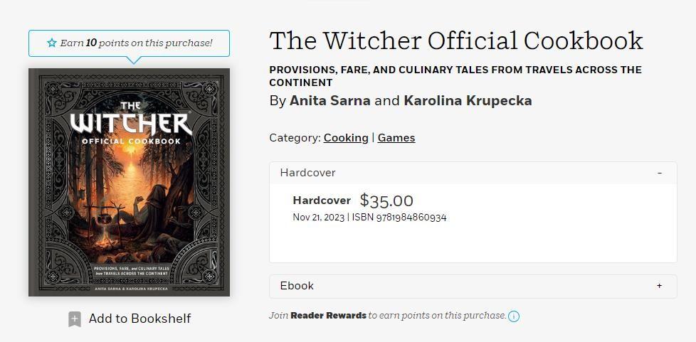The Witcher Cookbook