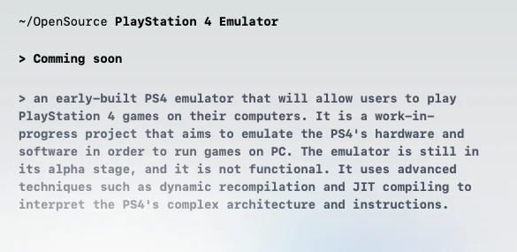 地上最强模拟器开发王团，RPCS3 团队宣布开发PS4模拟器