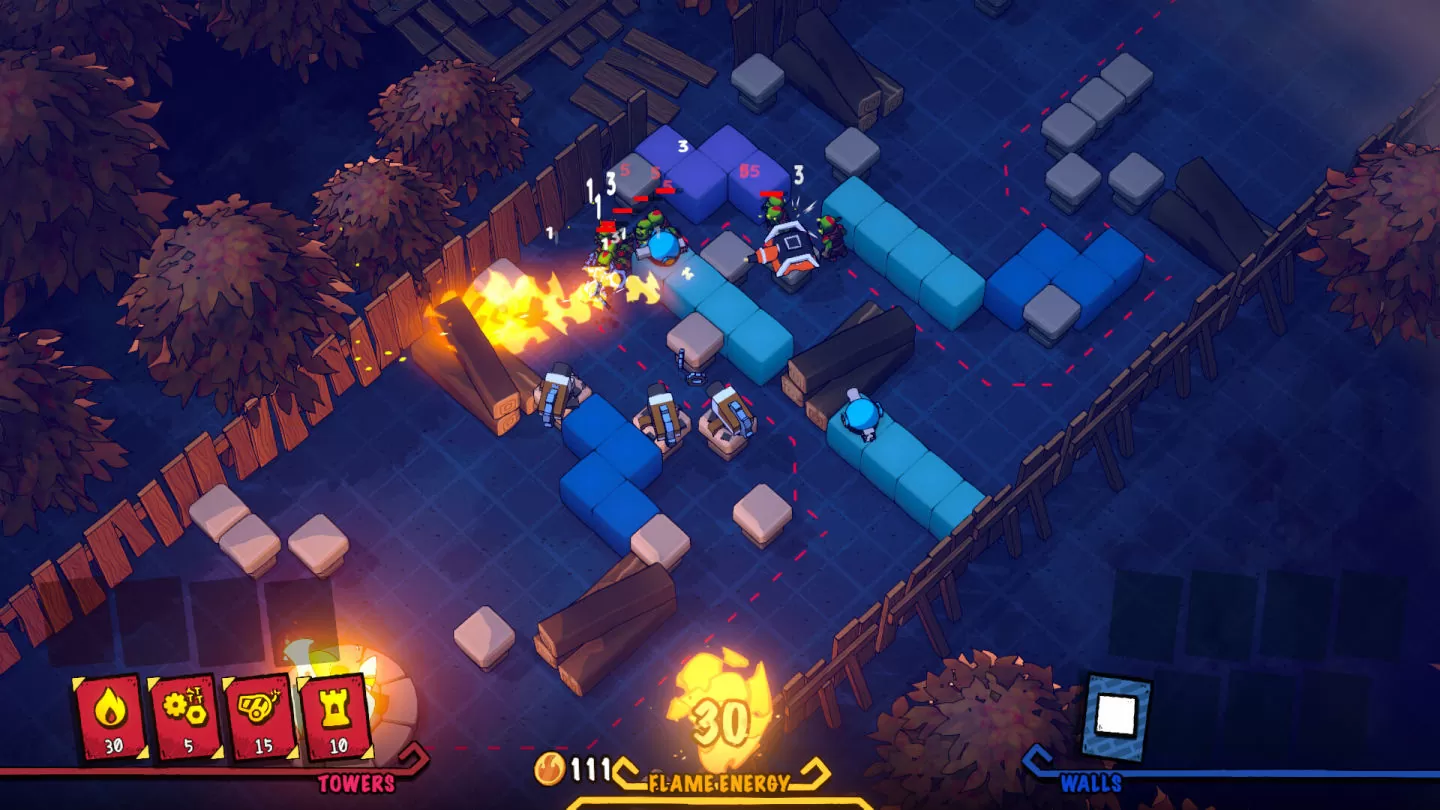 Roguelite 塔防新作《Emberward》发表，组合不同炮台从怪物手中保护脆弱火源