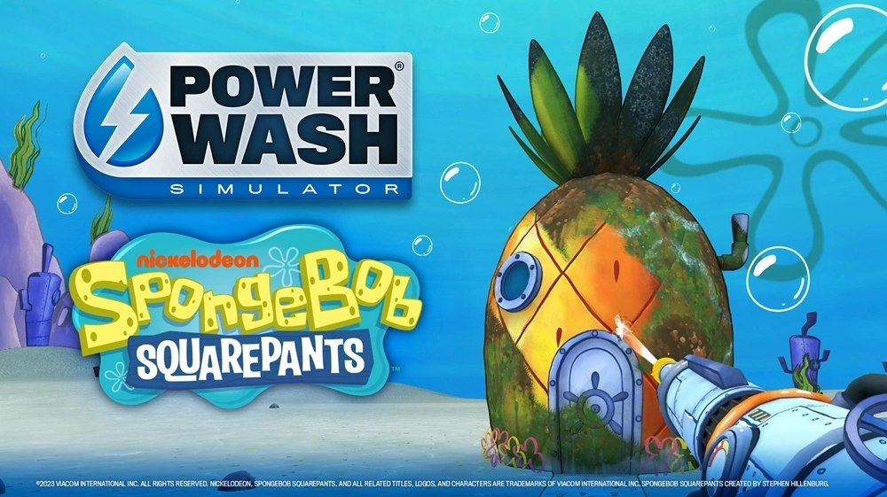 《POWERWASH SIMULATOR》付费DLC「海绵宝宝特别委托」今日开放下载