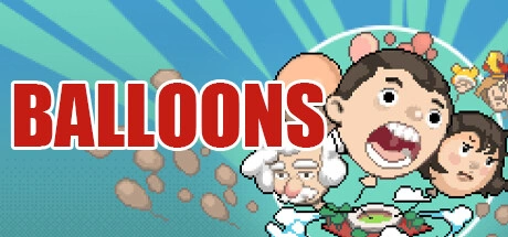 2D roguelite 竞速新作《出人头地 Balloons》发表，操作表情各异的人头气球拼第一！