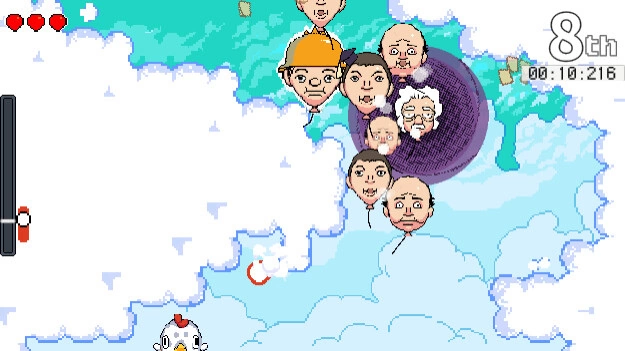 2D roguelite 竞速新作《出人头地 Balloons》发表，操作表情各异的人头气球拼第一！