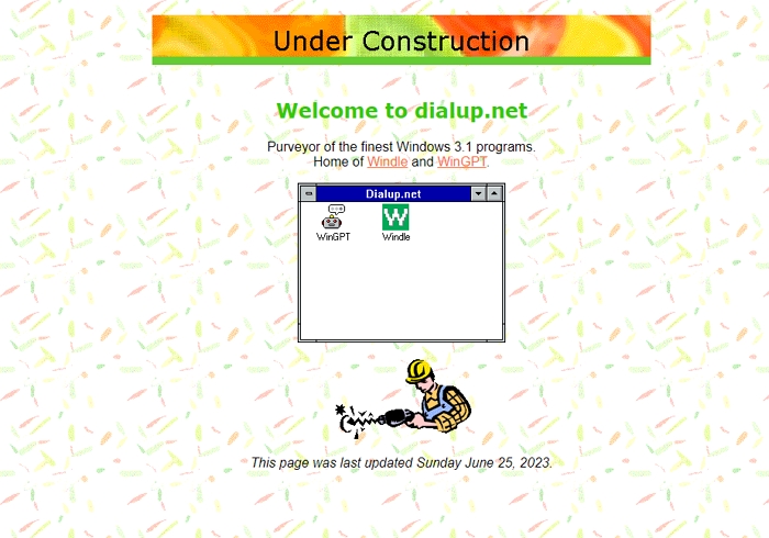 他打造了WinGPT，只为让家中30年前的Windows 3.1 PC也能跑ChatGPT