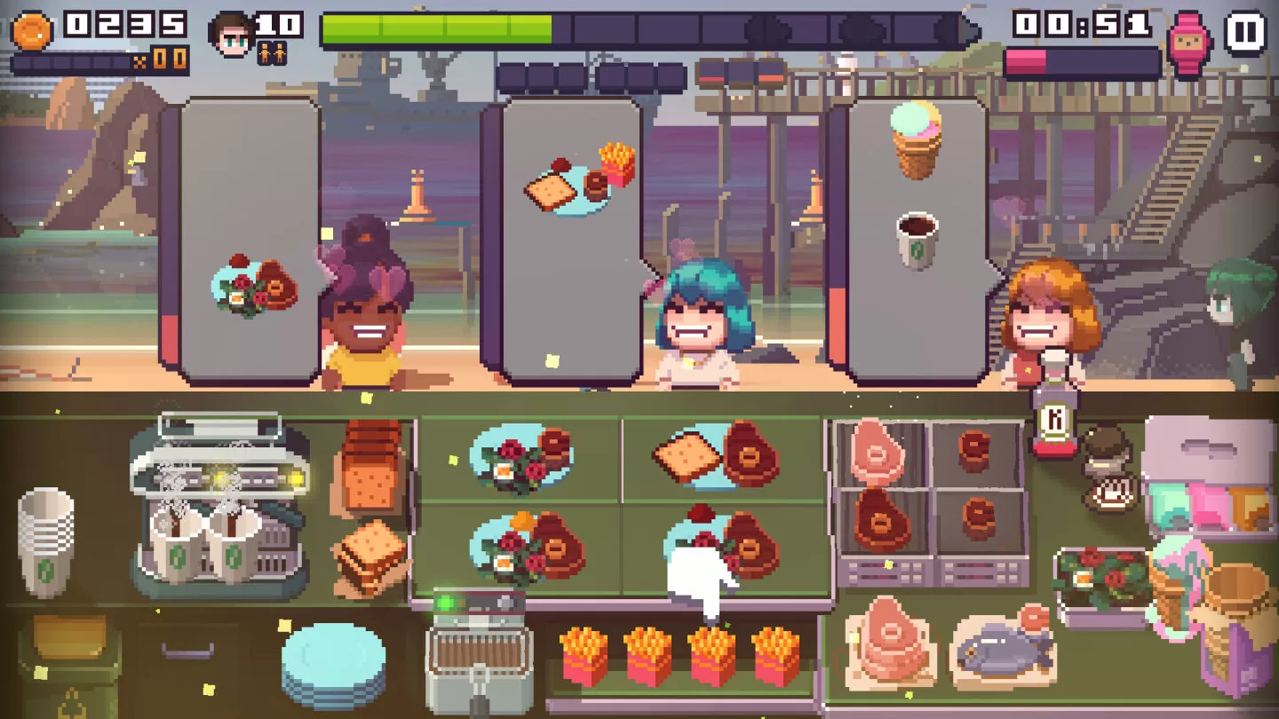 像素风叙事模拟《Pixel Cafe》推出 Xbox 免费体验版，见证女主角追梦的成长故事
