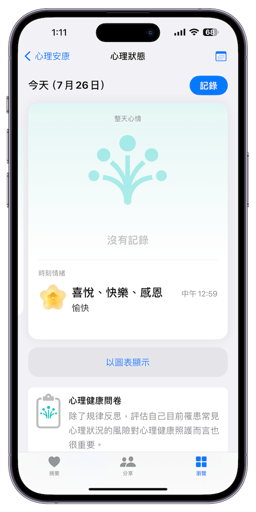 最近总是很忧郁？ 用Apple Watch观察自己的心理状态