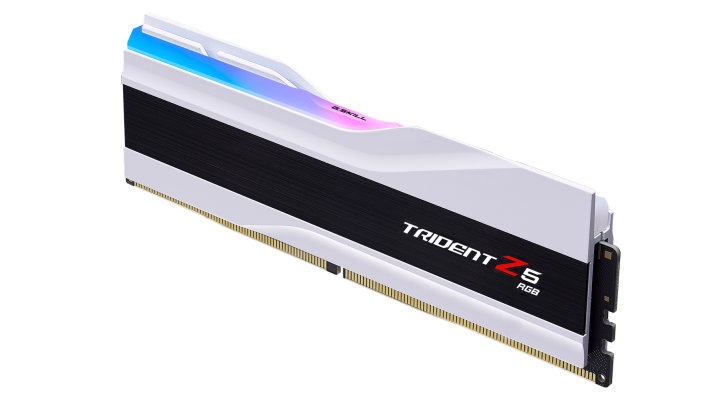 芝奇推出白色款Trident Z5 RGB幻锋戟 极速规格达DDR5-8200 2x24GB