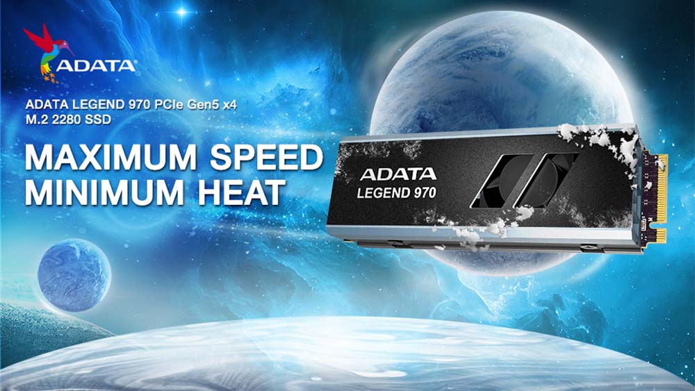 Adata 推出 LEGEND 970 PCIe Gen5 固态硬盘