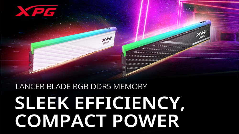 XPG LANCER BLADE DDR5 内存系列上市