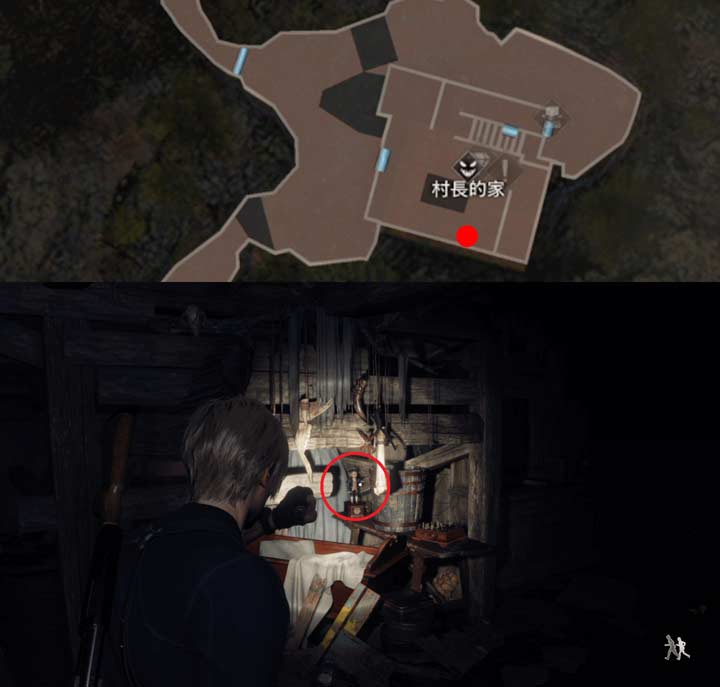 BIOHAZARD RE 4 无限火箭炮 城主人偶位置