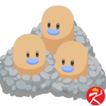 Pokemon sleep 宝可梦睡姿异色图鉴：三地鼠