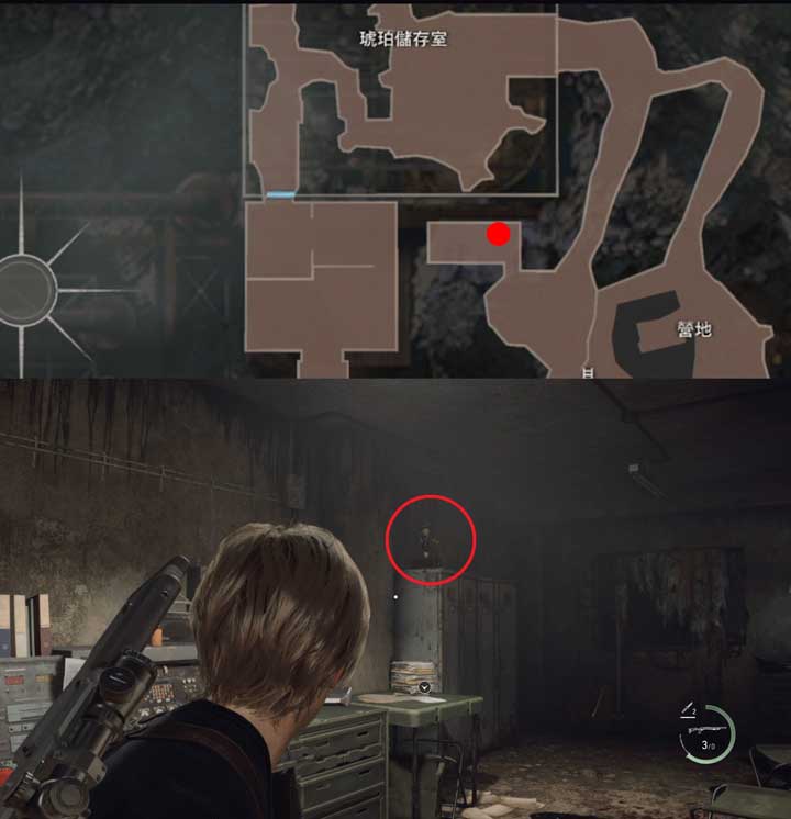 BIOHAZARD RE 4 无限火箭炮 城主人偶位置