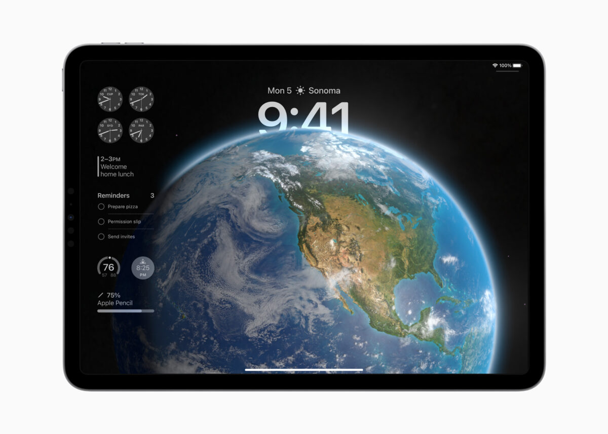 iPad iPadOS iPadOS 17 锁定画面