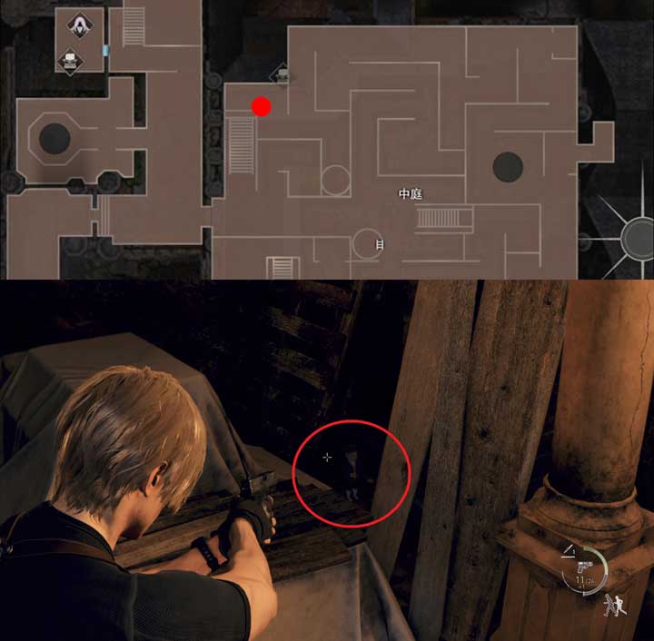 BIOHAZARD RE 4 无限火箭炮 城主人偶位置
