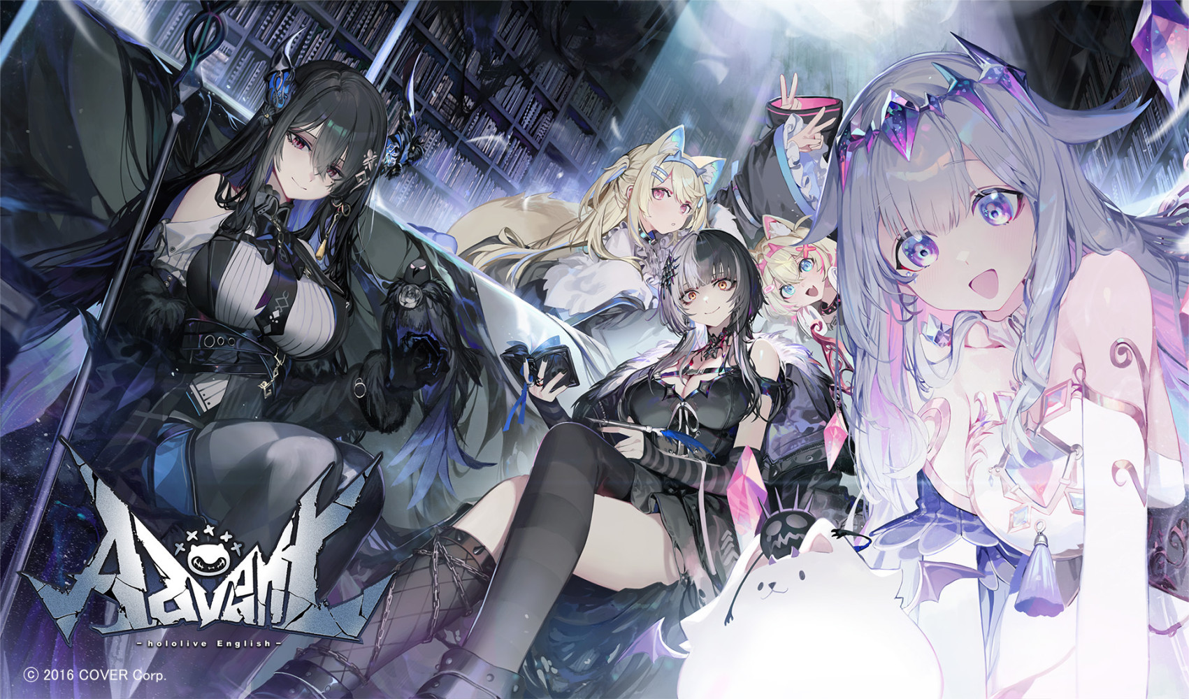 hololive EN 新组合「-Advent-」正式登场，五位成员将在 7 月 30 日开始依序出道！