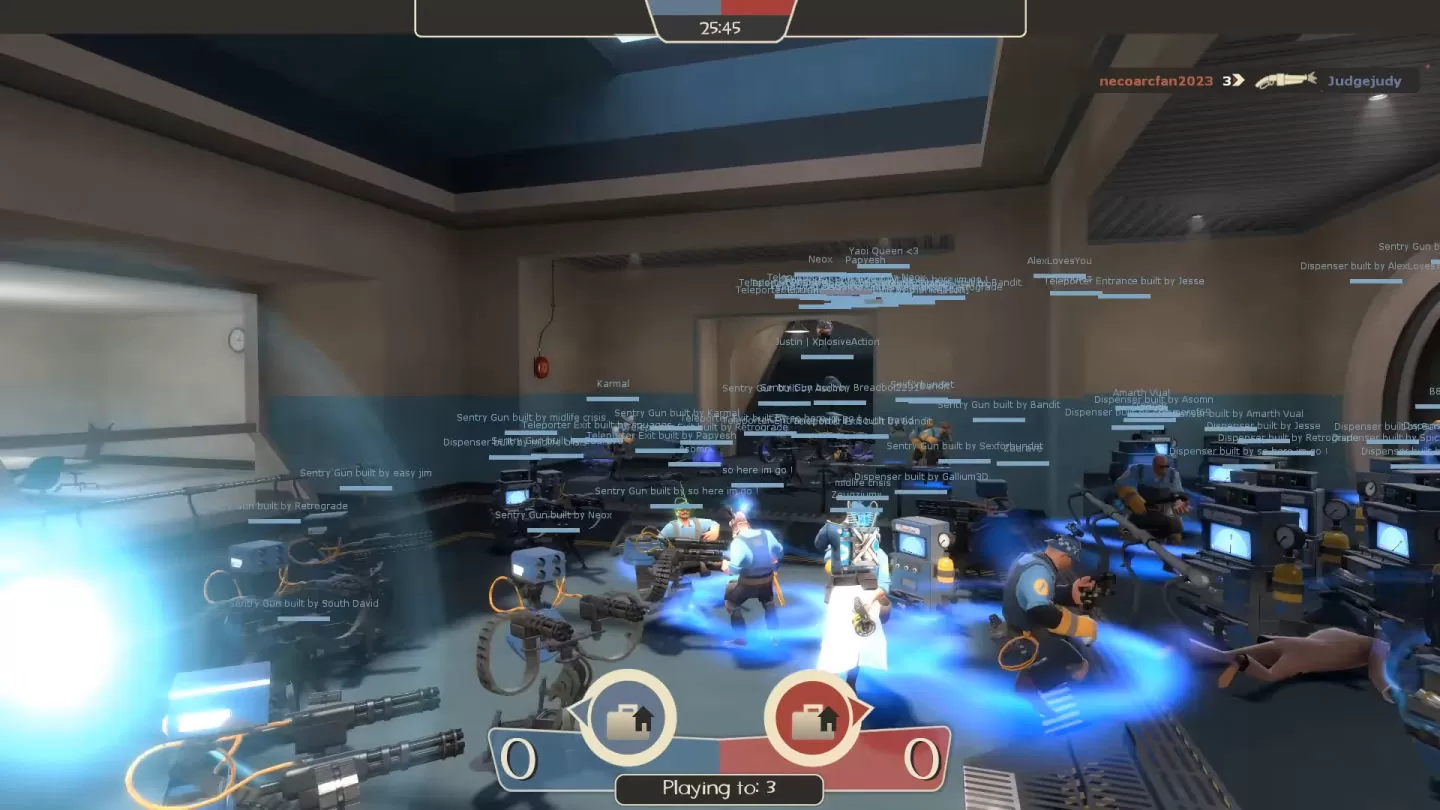 《Team Fortress 2》服务器人数上限解禁，官方不推荐但玩家疯狂玩起百人混战