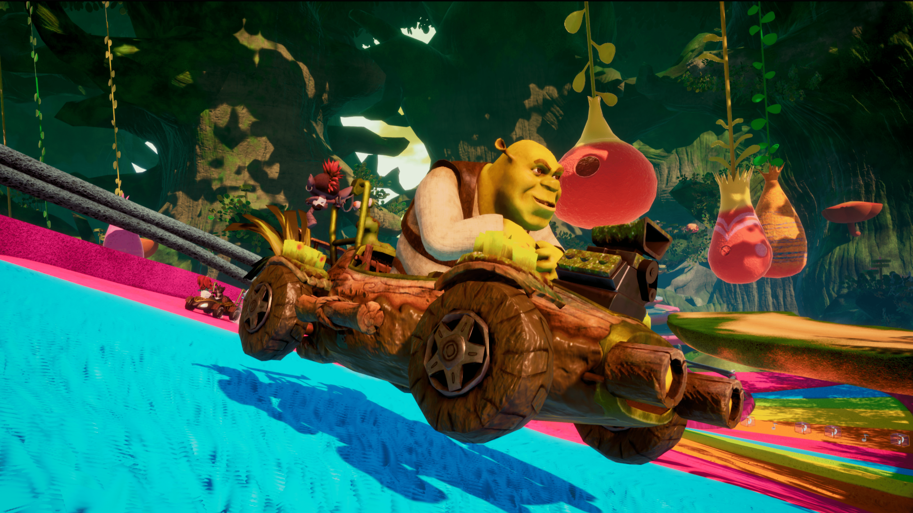 卡丁赛车游戏《梦工厂全明星赛车》宣布2023年推出！与Shrek和Po等人互相较劲！