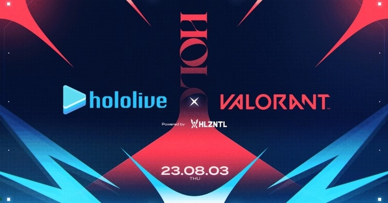 hololive 新游戏品牌HLZNTL曝光，与 Riot Games 合作举办《特战英豪》宣传赛