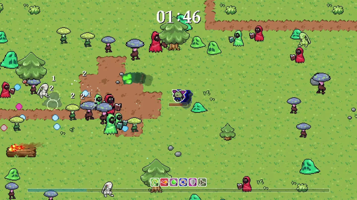 《Whispike Survivors》农业模拟 roguelite 新作发售日公开，培育出最强的怪物存活到最后