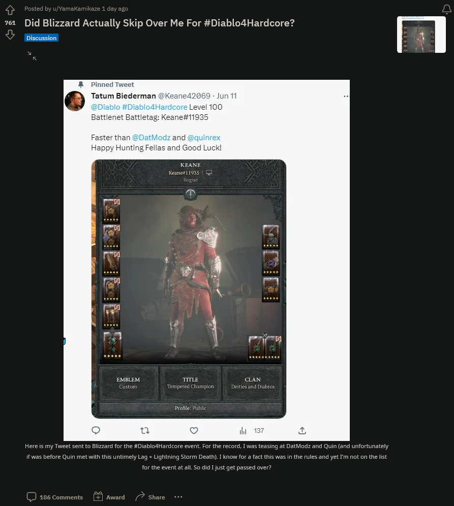 diablo 4 hardcore