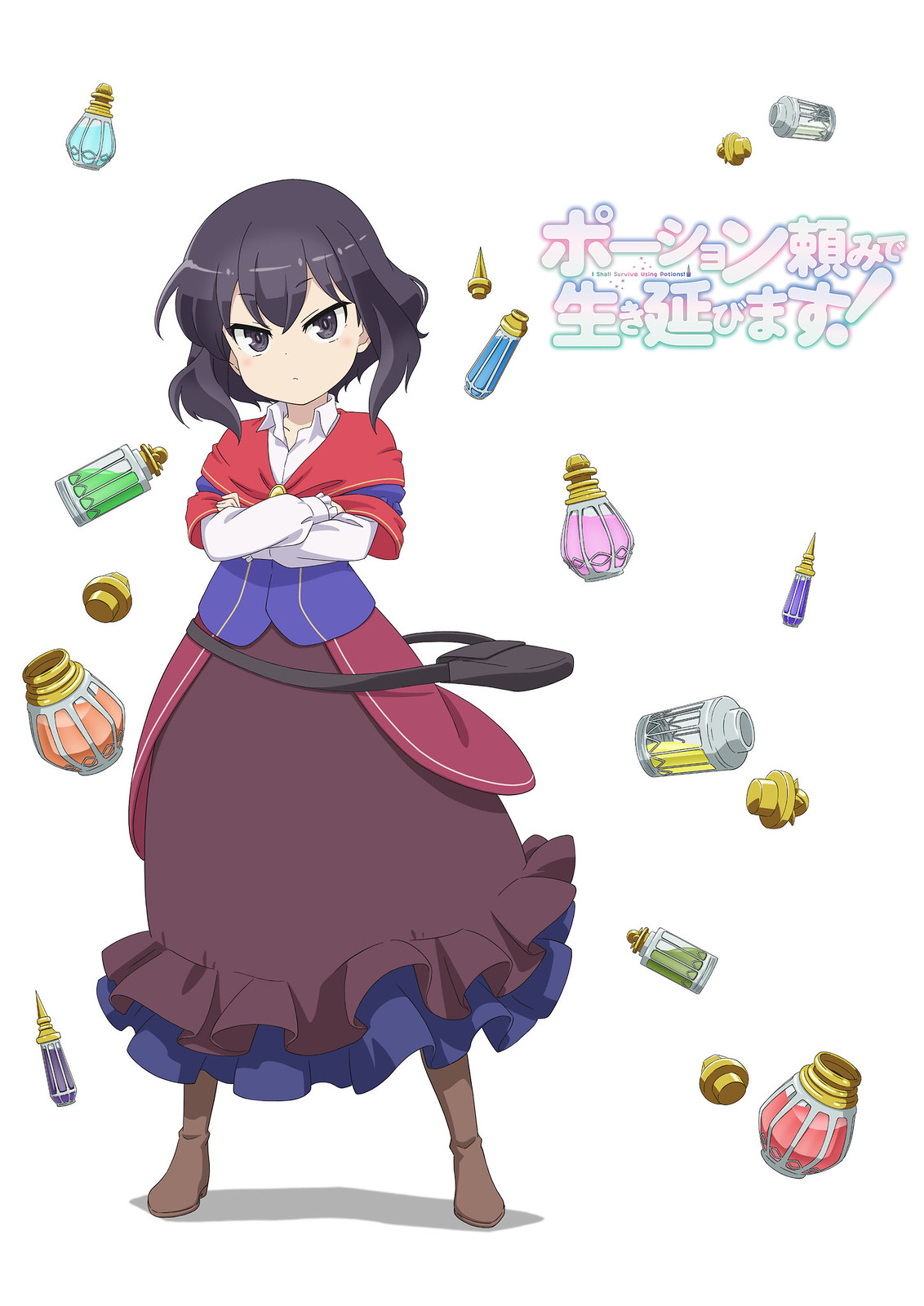女神「东山奈央」降临、10月新电视动画《靠着魔法药水在异世界活下去！ 》全新海报《预告片一同发表！