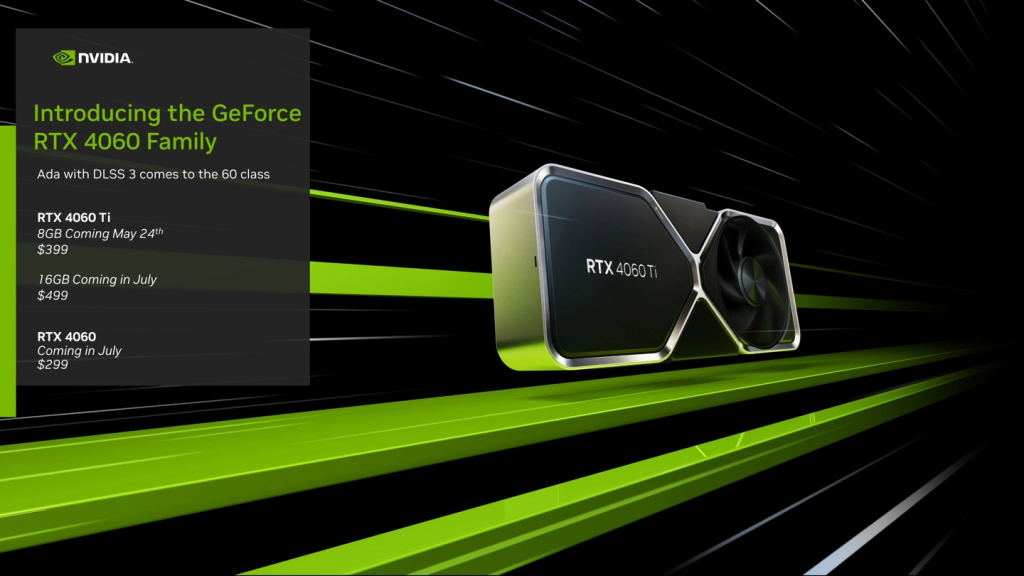 NVIDIA RTX 4060 Ti 16GB版即将上市，与8GB版游戏性能相当！