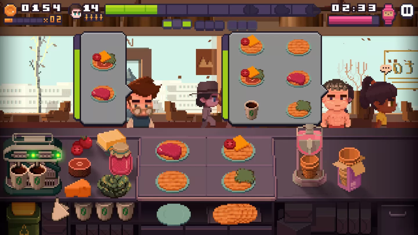 像素风叙事模拟《Pixel Cafe》推出 Xbox 免费体验版，见证女主角追梦的成长故事