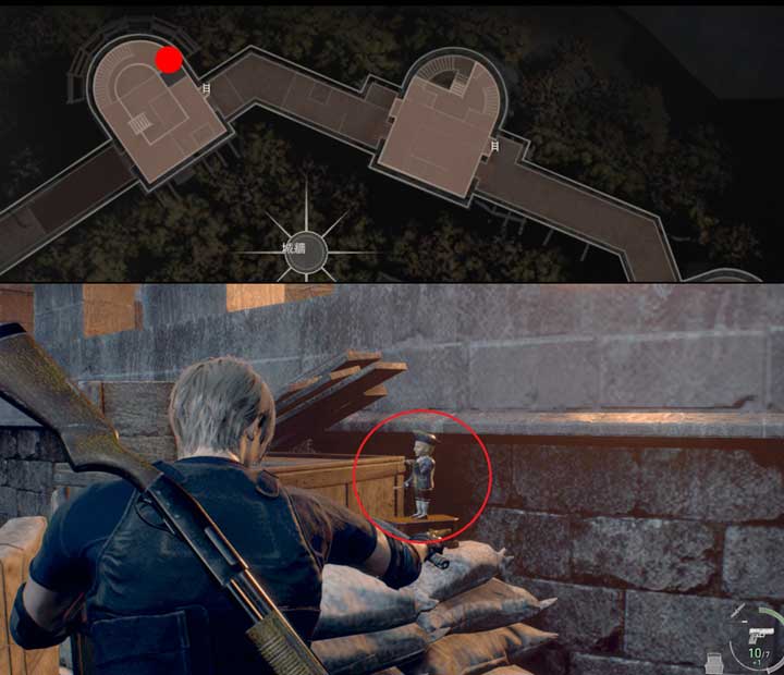 BIOHAZARD RE 4 无限火箭炮 城主人偶位置
